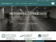 Tablet Screenshot of iboform.de